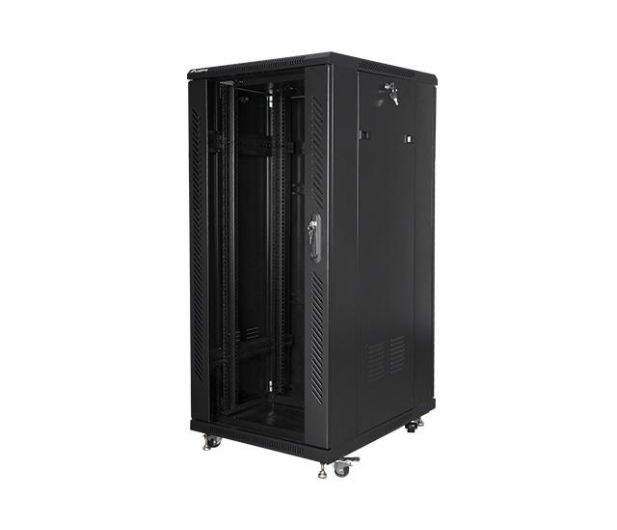LANBERG Szafa stojąca Rack 19 cali 27U 600x800mm czarna FF01-6827-12B - 501077 - zdjęcie